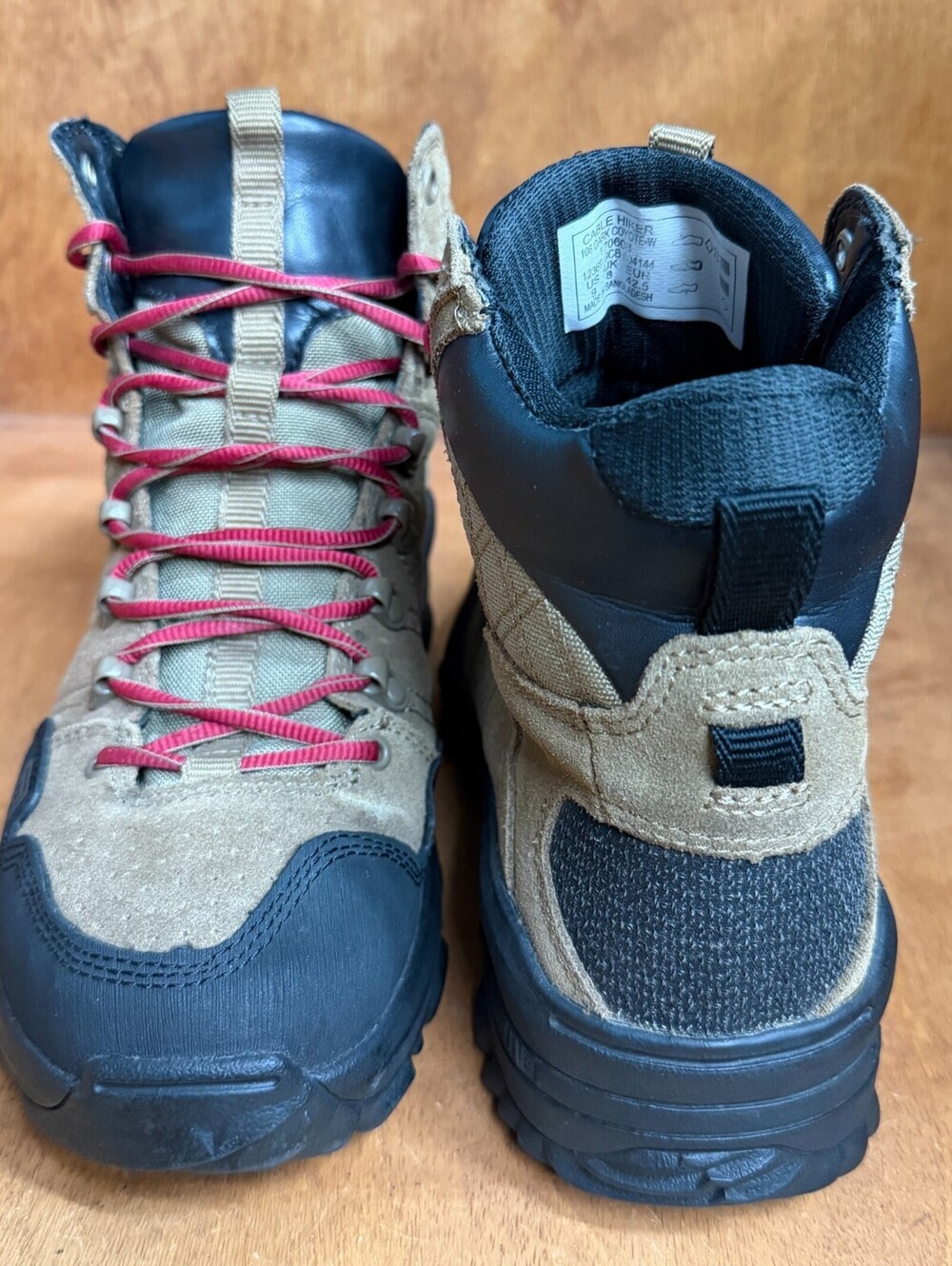 5.11 Cable Hiker Tactical Boots 12369 Mens Size 9 Dark Coyote Brown Black